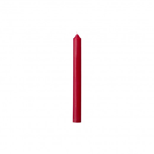12 Darabos Piros Gyertya Készlet, Ø1,2xM13 cm