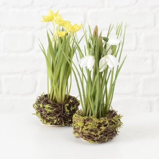 Spring Dekoratív Műnövény, Többszínű, Különböző Modellek, Ø10xM20 cm