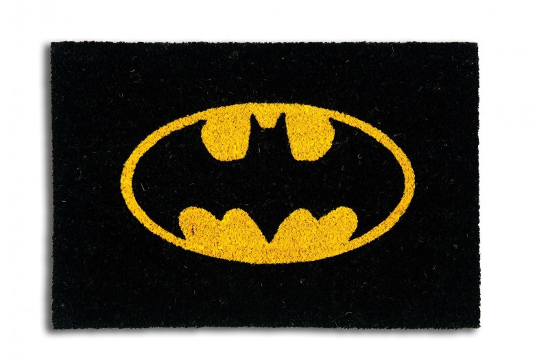 Bejárati szőnyeg, kókuszrostból és PVC-ből, 40 x 60 cm, Superhero Batman