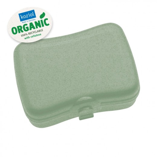 Uzsonnásdoboz, 100% Újrahasznosított, Basic Organic Zöld, H16,8xSz12,2xM6,6 cm