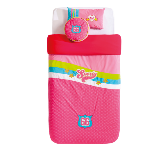 Ágytakaró 2 Díszpárnával Gyerekeknek Bipinky Rózsaszín