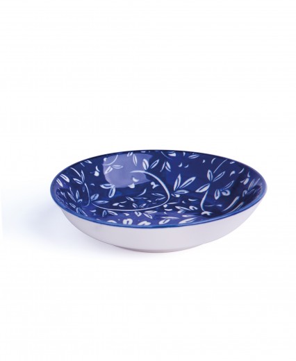 Porcelán  tányér, Ø10xH2,4 cm, Oriented Small Sötétkék