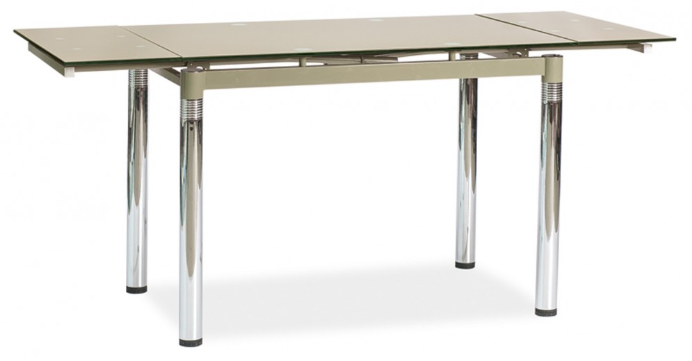 Kihúzható Asztal, Üveg GD-018 Bézs