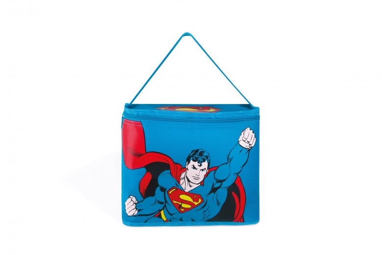 Poliészter és PEVA hűtőtáska, 10L, L27,5xl18xH21 cm, Superhero Superman