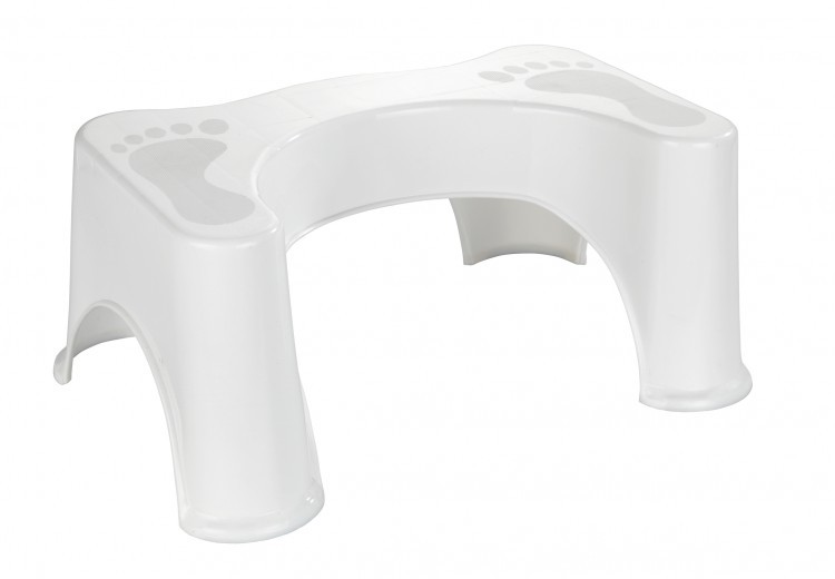 Secura Premium Műanyag lépcső WC-hez, Fehér, Sz48xM33,5xM20,5 cm