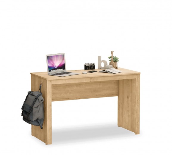 Íróasztal Tiniknek, Forgácslap, Mocha Természetes, H120xSz55xM75,6 cm