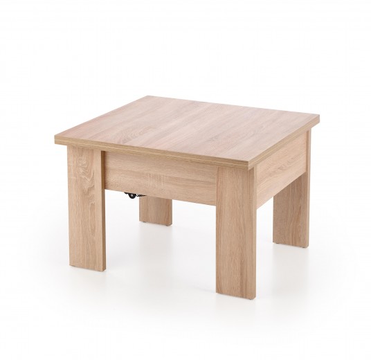 Serafin Dohányzóasztal, Sonoma Tölgy, H80-160xSz80xM53-79 cm