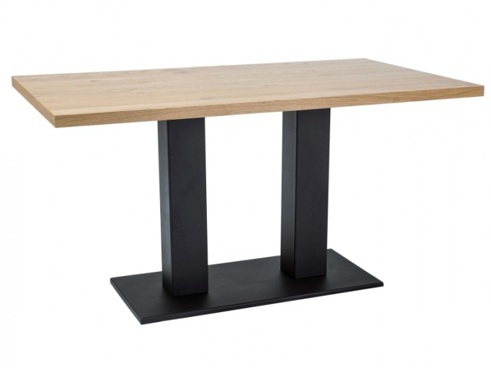 Asztal, Fém és Furnér, Sauron, H120xSz80xM78 cm