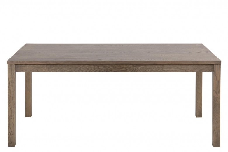 Asztal, Fa és Furnér, Brentwood Szürke, H180xSz90xM76,5 cm