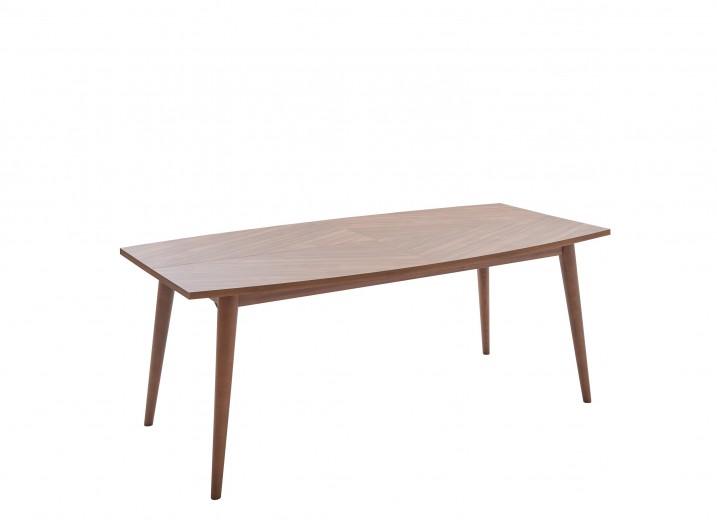 Asztal, MDF Clarissa Dió, H200xSz100xM76,6 cm