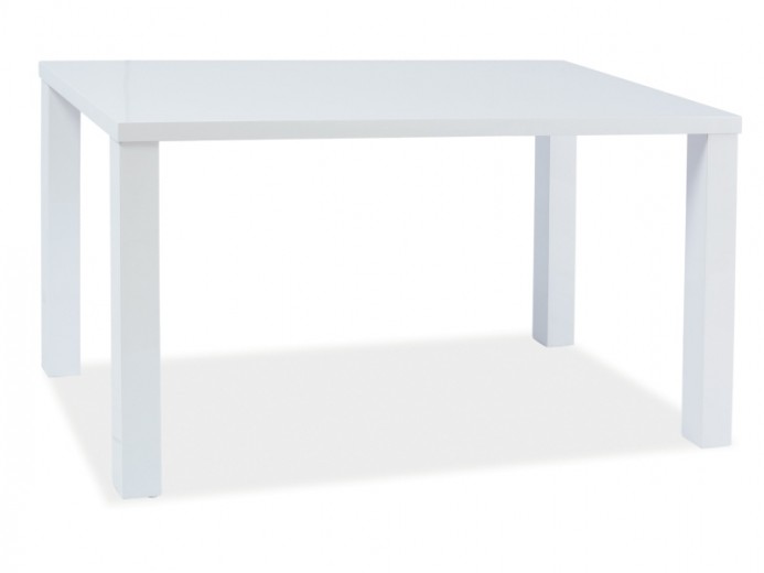 Asztal, MDF Montego Fehér, H120xSz80xM75 cm