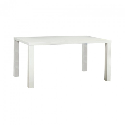 Asztal, MDF Ronald Fehér, H140-180xSz80xM75 cm 