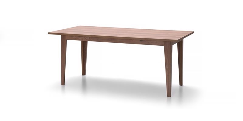 Asztal, Forgácslap Raveno Barna, H180xSz90xM75 cm
