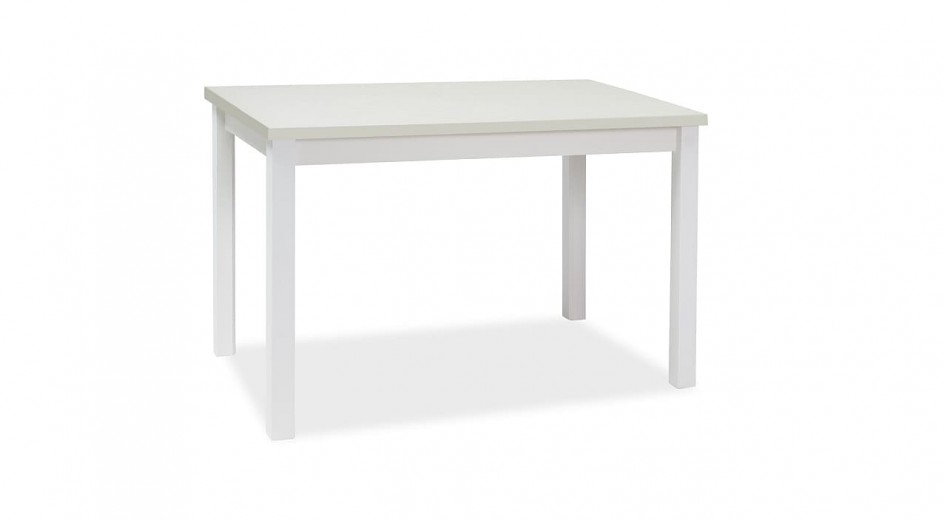 Asztal, forgácslap és MDF, Adamaris Medium Fehér, Sz100xH60xM75 cm