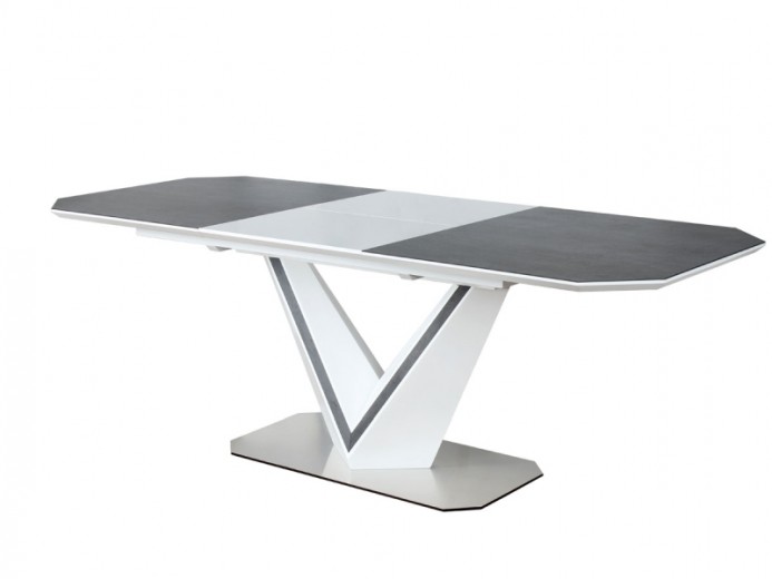 Kihúzható Asztal, MDF és Kerámia, Valerio Ceramic, H160-210xSz90xM76 cm