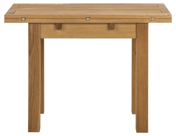 Kihúzható Asztal, Furnér Kenley Tölgy, H100xSz45-90xM75 cm