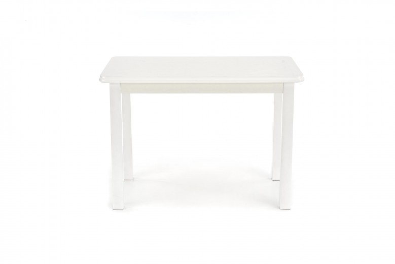 Kihúzható Asztal, MDF és Bükkfa Dinner Fehér, H120-158xSz68xM74 cm