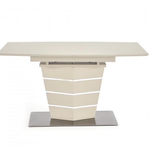 Kihúzható Asztal, MDF és Fém Sorento Bézs, H140-180xSz80xM76 cm