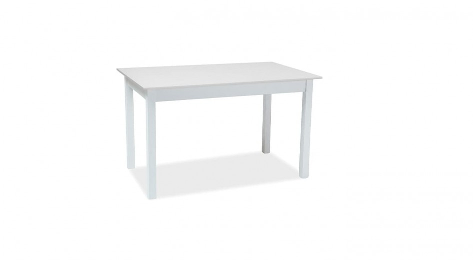 Kihúzható Asztal, forgácslap, Horacy Large Fehér, Sz125-170xM75xM75 cm
