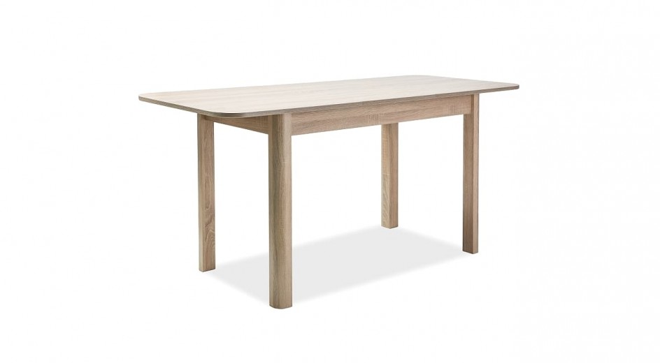 Kihúzható Asztal, forgácslap és MDF, Dillon II, Sonoma Tölgy, Sz105-140xH65xM75 cm