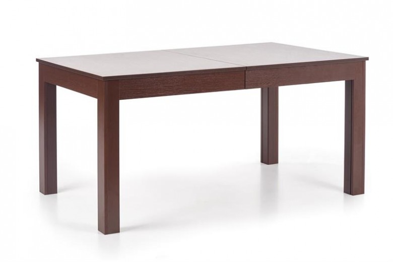 Seweryn Forgácslap és MDF KIhúzható Asztal, Sötét Dió, H160-300xSz90xM76 cm