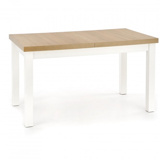 Kihúzható Asztal, MDF és Forgácslap Tiago 2 Riviera Tölgy / Fehér, H140-220xSz80xM76 cm