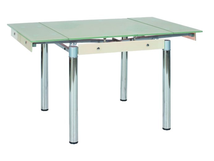 Kihúzható Asztal, Üveg GD-082 Krém