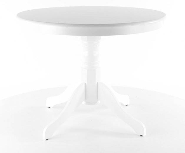 Kerek Asztal, Windsor Fehér, Ø100xM75 cm 