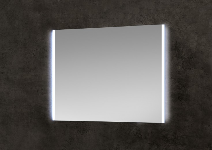 Négyszögletes Fürdőszobai Tükör LED Világítással, SP2 Medium, IP21, 6500K, 400LM, Sz83xM65 cm
