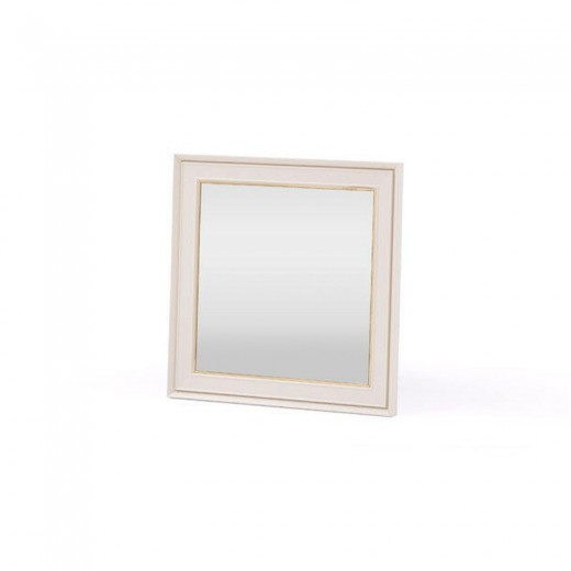 Dekoratív Tükör, MDF -ből Készült Kerettel Catherine Elefántcsont / Arany, Sz70,4xM70,4 cm