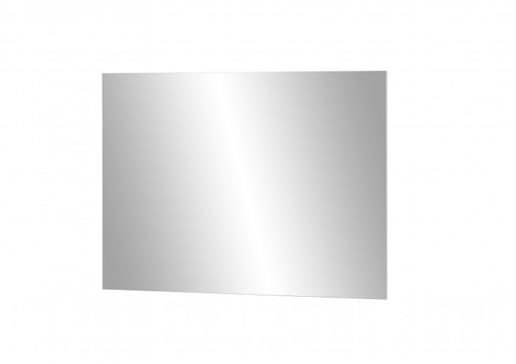 Dekoratív Tükör, Forgácslapból, Nysa Fehér, Sz80xM60 cm
