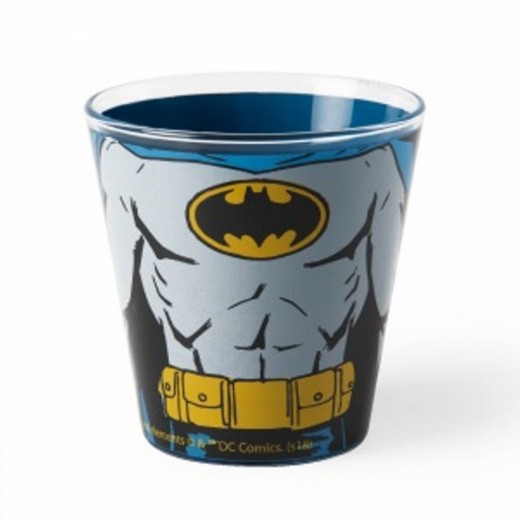 Üveg pohár, 250 ml, Ø8,5xH9 cm, Superhero Batman