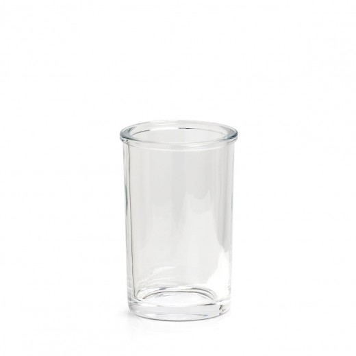 Üveg Fogkefetartó Pohár, Clear Átlátszó, Ø7,4xM11,3 cm