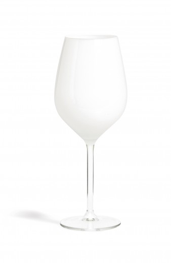Borospohár, üveg, 500 ml, Ø6xH23 cm, Color Wine Fehér