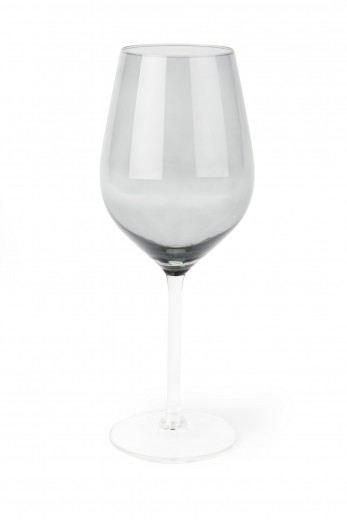 Borospohár, üveg, 500 ml, Ø6xH23 cm, Color Wine Szürke