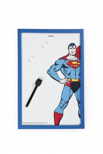 Memo Board fa kerettel, l30xH45 cm, Superhero Superman