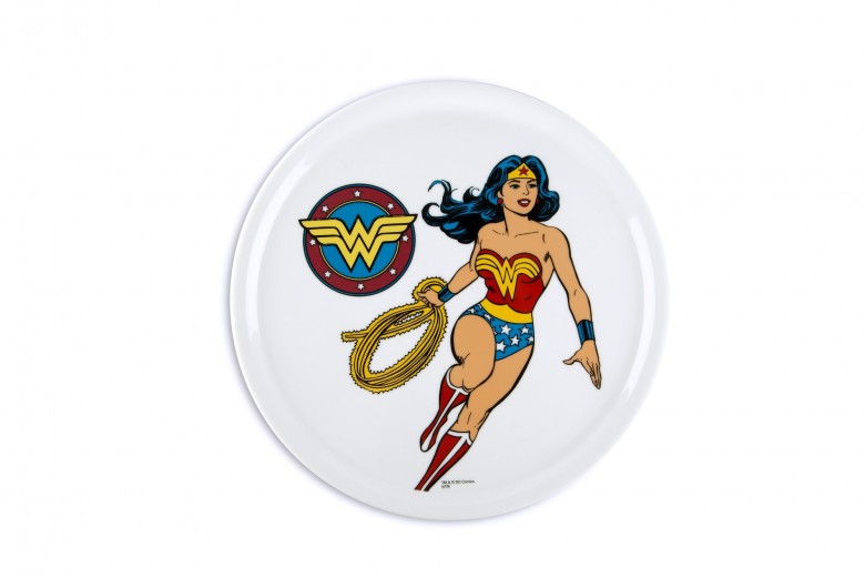 Pizza tál, porcelán, Ø31 cm, Superhero Wonder Woman