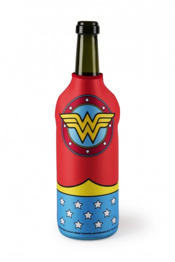 Palackhűtő, neoprén, l12xH22,5 cm, Superhero Wonder Woman
