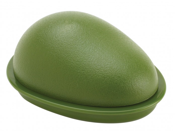 Avokádó frissentartó tároló fedéllel, műanyag, L12 cm, Joie Zöld