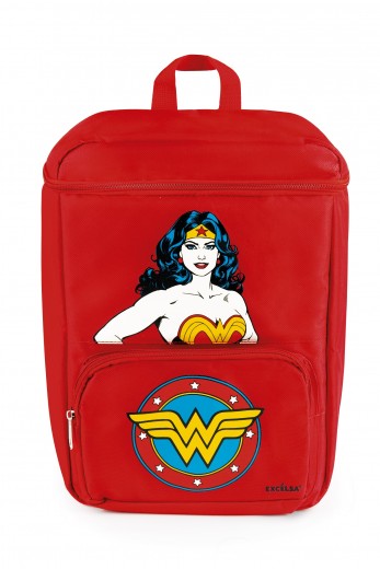 Poliészter és PEVA hűtött hátizsák, 13L, L34xl17xH34 cm, Superhero Wonder Woman