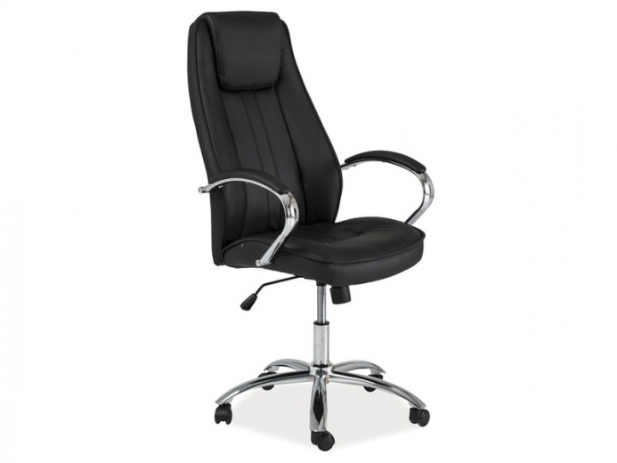 Öko bőrrel bevont vezetői szék, Qwin-036 Fekete, Sz61xM53xM117-127 cm