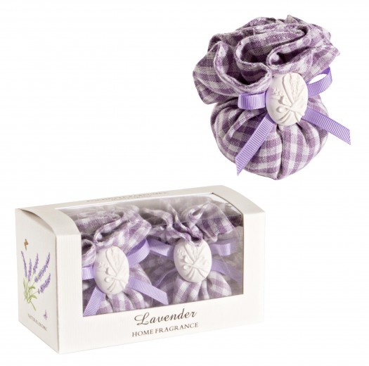 Lavender Aromaterápiés Készlet, 2 darab, Fehér / Lila, H15xSz6,5xM7 cm