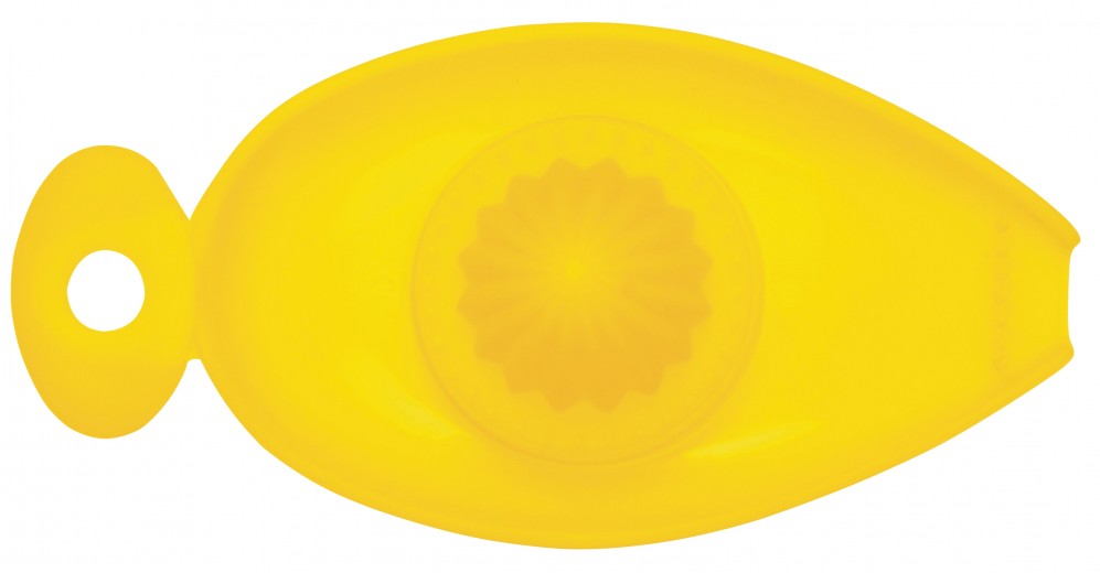 Manuális citrusfacsaró, polipropilénből, L24xl8xH13 cm, Rainbow Sárga