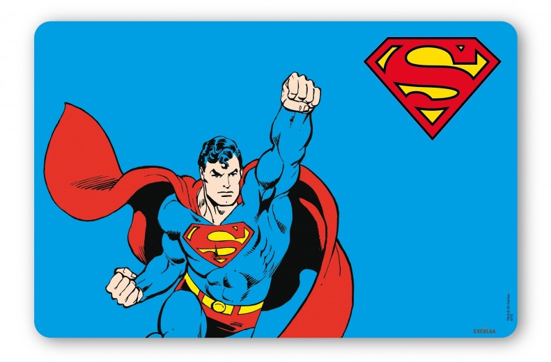 Tányéralátét, PP, Superhero Superman, L43xl29 cm