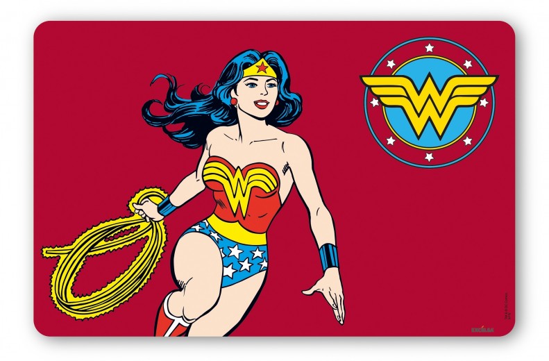 Tányéralátét, PP, Superhero Wonder Woman, L43xl29 cm