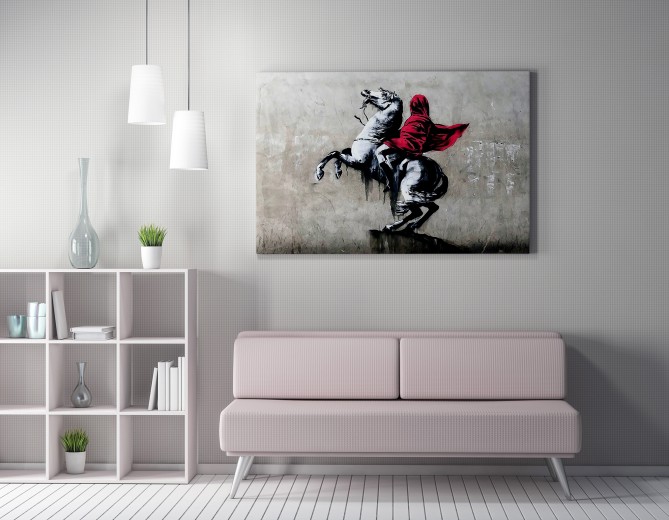 Canvas Horse WY02 Többszínű Falikép, 70 x 50 cm