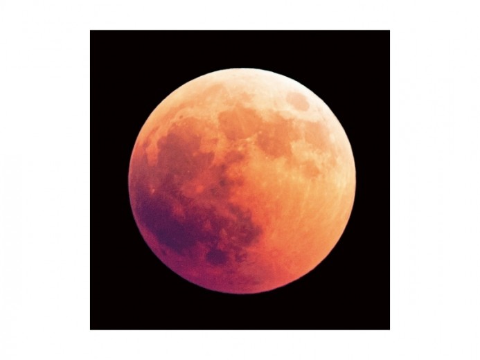 Üvegkép Moon, 80 x 80 cm